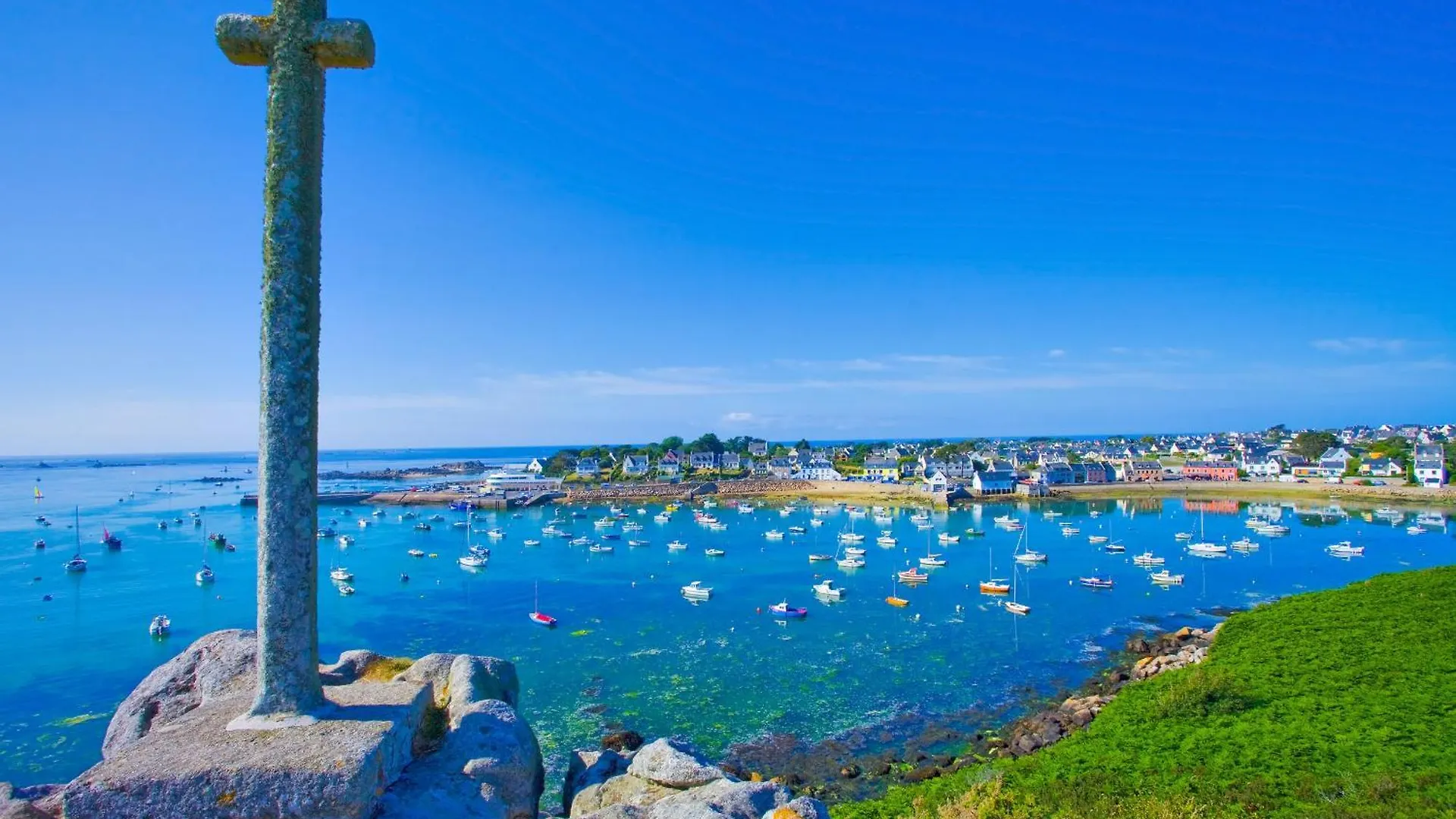 Roscaroc Enez Karn - Joli T2 Vue Mer Proche Plage Ploudalmézeau Francie