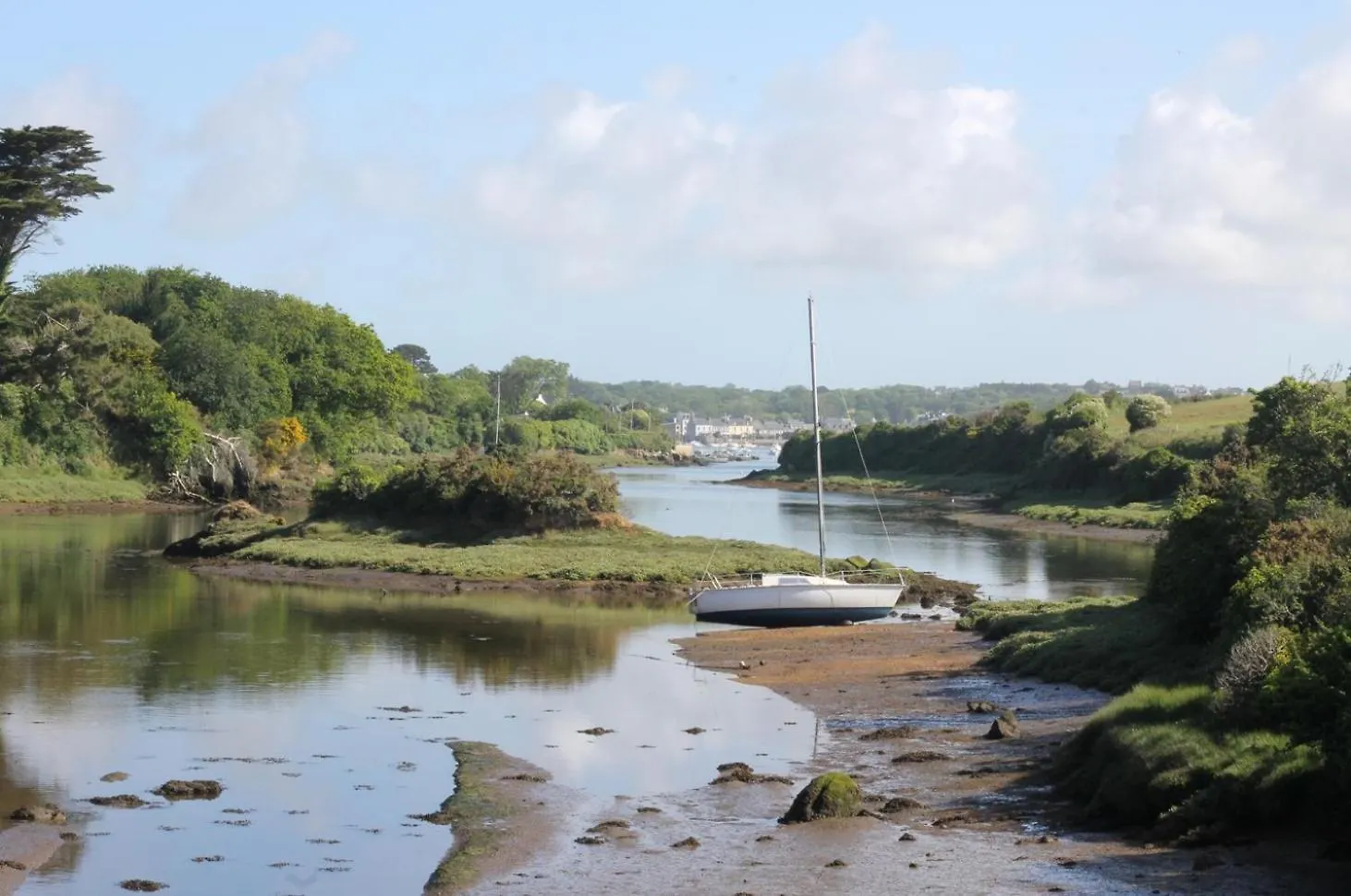 Roscaroc Enez Karn - Joli T2 Vue Mer Proche Plage Ploudalmézeau