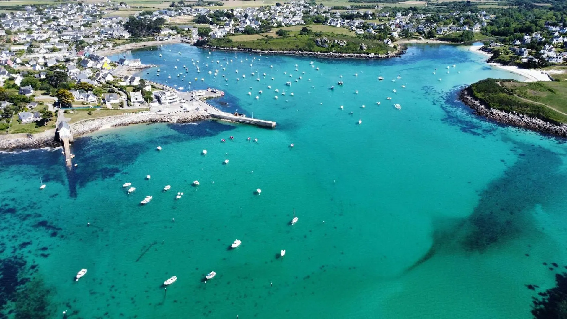 Roscaroc Enez Karn - Joli T2 Vue Mer Proche Plage Ploudalmézeau 0*,  Francie