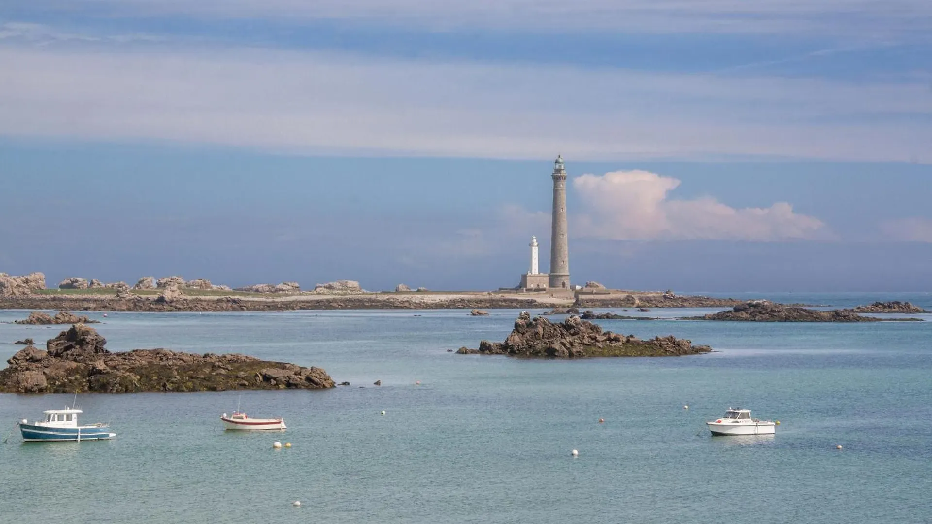 Roscaroc Enez Karn - Joli T2 Vue Mer Proche Plage Ploudalmézeau