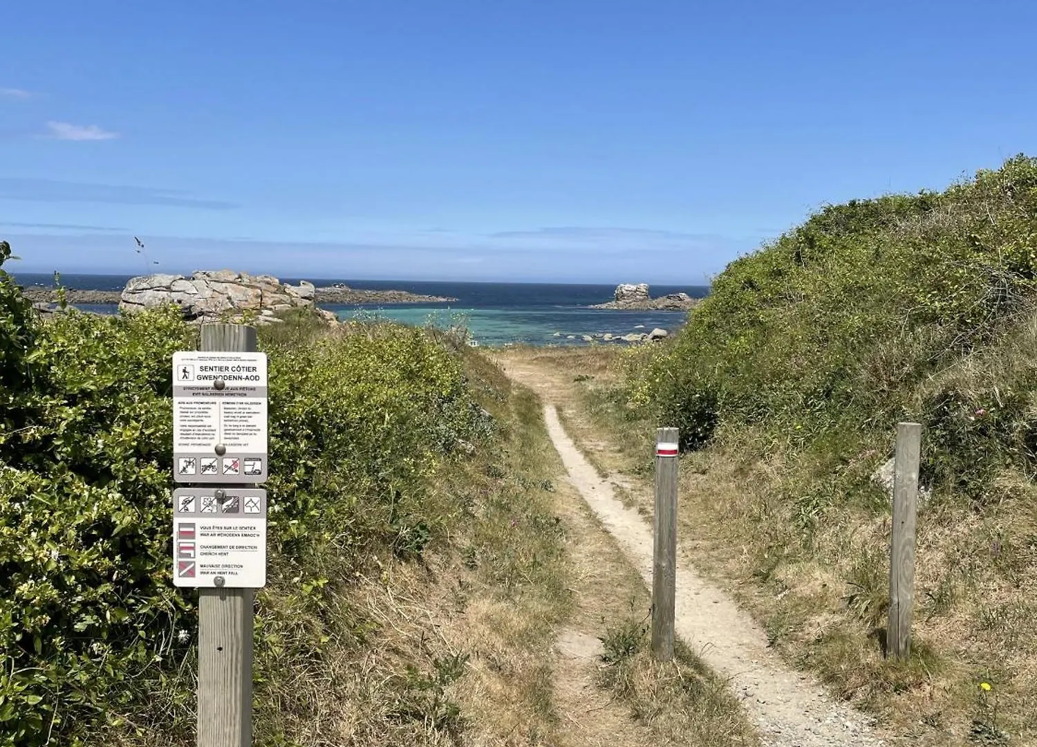 Roscaroc Enez Karn - Joli T2 Vue Mer Proche Plage Ploudalmézeau 0*,  Francie